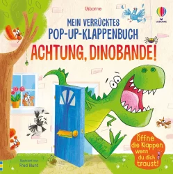 Mein verrücktes Pop-Up-Klappbuch – Achtung, Dinobande!